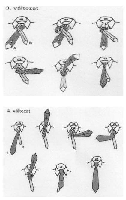 Nyakkendő kötés lépésről lépésre 2
